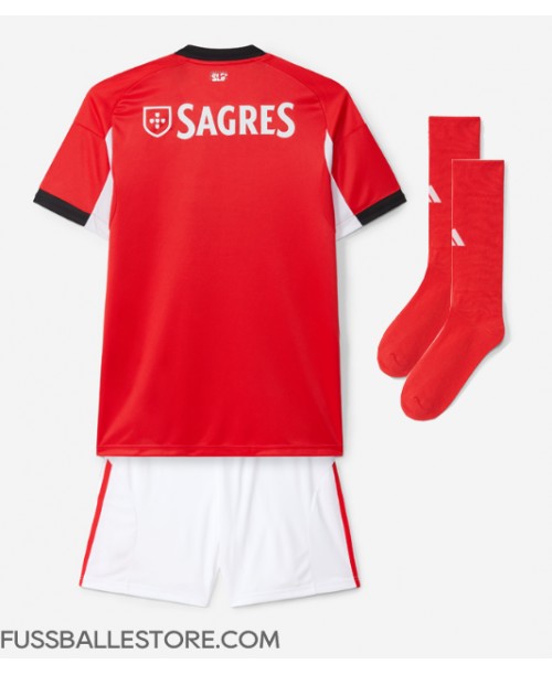 Günstige Benfica Heimtrikotsatz Kinder 2025-26 Kurzarm (+ Kurze Hosen) Günstige Benfica Heimtrikotsatz Kinder 2025-26 Kurzarm (+ Kurze Hosen)